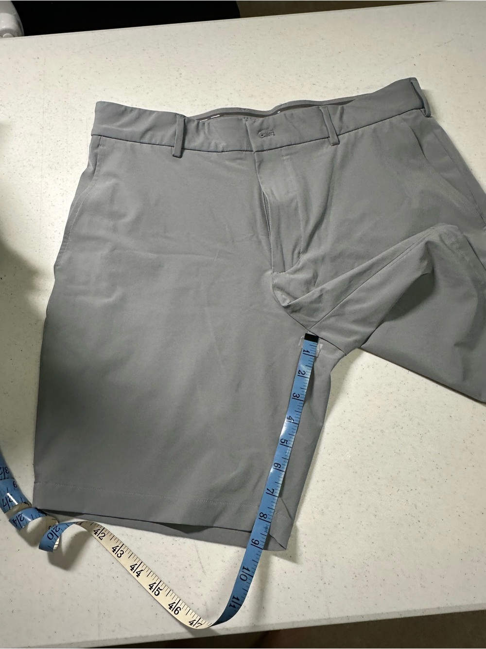 Walter Hagen Gray Flat-Front Golf Shorts